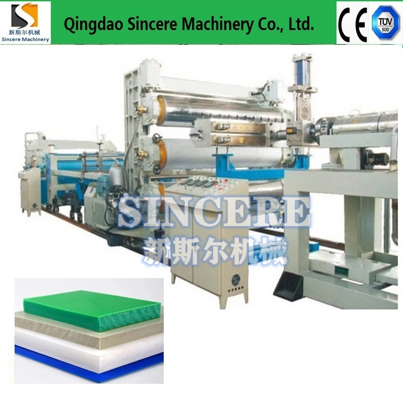 PE/PP/ABS/PVC/HDPE/PMMA/PC Thick Sheet/Plate/Board Extrusion/Extruding Production Machine Line, Chemical Pickling Storage Tank Lining Plate/Board Extrusion Line