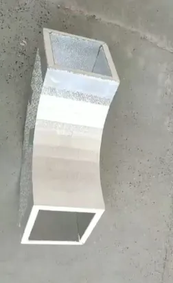 Máquina de corte de dutos de ar de ventilação Pid de painel sanduíche de ar condicionado HVAC